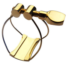 Load image into Gallery viewer, Brancher Gold Plated Ligature for Metal Baritone Sax Mouthpieces  #4-BMG