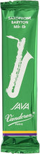 Load image into Gallery viewer, Vandoren Java Green Baritone Sax Reed - 5 Per Box
