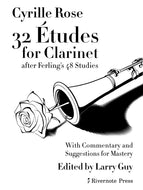Rose 32 Etudes for Clarinet - RIV8