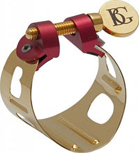 Load image into Gallery viewer, BG France Soprano Sax Ligature Duo Gold Plated -LDS1