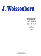J. Weissenborn Bassoon Studies Opus 8, No. 2 For Advanced Players - O2951