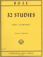 ROSE 32 STUDIES FOR CLARINET - 2108