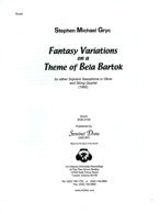 Fantasy Variations on A Theme of Bartok/Sax Part-SS2133