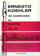 KOEHLER 35 EXERERCISES FOR FLUTE OP. 33 BOOK 1 - O2195