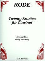 ROSE-BETTONY 20 STUDIES FOR CLARINET - CU236