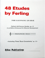 48 Etudes by Ferling for Saxophone or Oboe