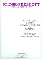 Authentic Excerpts From Klose's Complete Method For Clarinet  by Hyacinthe E. Klose - O2575