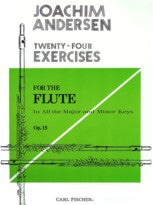 ANDERSEN 24 EXERCISES FOR THE FLUTE OP. 15 - O2949