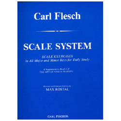 Scale System : Scale Exercises in All Major and Minor Keys for Daily Study for Violin - O5188