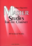 OPPERMAN MASTER STUDIES FOR CLARINET - 5478