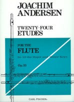 ANDERSEN 24 ETUDES FOR THE FLUTE - O2984
