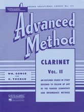Load image into Gallery viewer, Rubank Advanced Method: Clarinet, Volume 2 / HL04470320