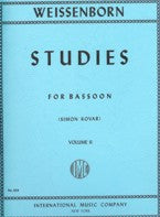 Weissenborn Studies for bassoon Volume II - 1134