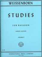 Weissenborn Studies for bassoon Volume II - 1134