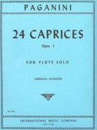 PAGANINI 24 CAPRICES OPUS 1 FOR FLUTE - 2748