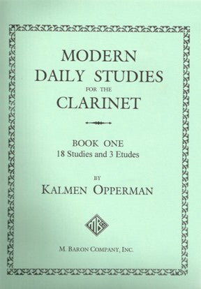 MODERN DAILY STUDIES FOR THE CLARINET BOOK1