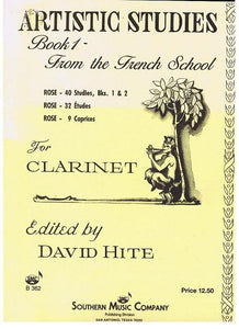 Hite Artisctic Studies for Clarinet Book 1 - B362