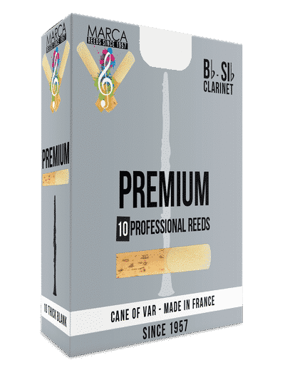 Marca PreMium Bb Clarinet Reeds - 10 per Box