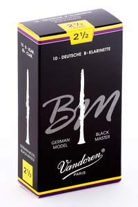 Vandoren Blackmaster German Bb Clarinet Reeds -10 Per Box