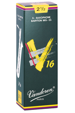 Load image into Gallery viewer, Vandoren V16 Baritone Sax Reeds - 5 Per Box