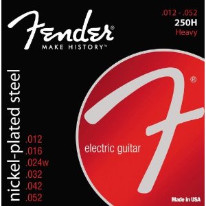 Fender 250s Nickel Plated Steel Ball End Electric Guitar Strings