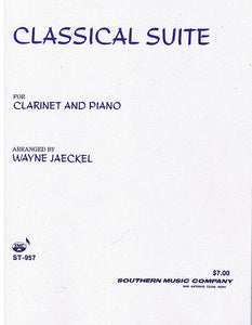 CLASSICAL SUITE FOR Bb CLARINET & PIANO - WAYNE JAECKEL - ST-957