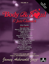Load image into Gallery viewer, Jamey Aebersold Volume 41: Body And Soul