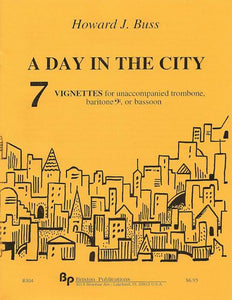 BRIXTON BOOK - A DAY IN THE CITY - 7 Vignettes (1986) for solo clarinet by Howard J. Buss