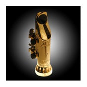 Load image into Gallery viewer, Bari Woodwind Alto Sax Cyclone Mouthpiece - Gold Plated