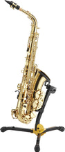 Load image into Gallery viewer, Hercules Portable Tenor or Alto Sax Stand with Carrying Bag - DS630BB