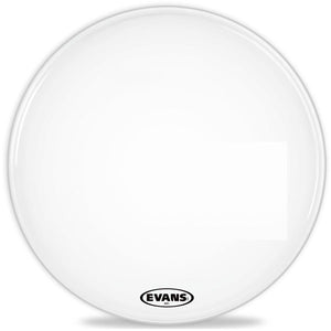 Evans White Marching Bass Drum Head - 32 MX1