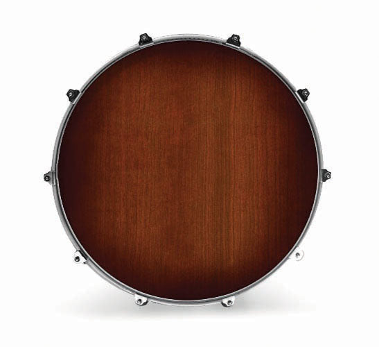 Evans Textures Series Bass Drum Head - Wood 1