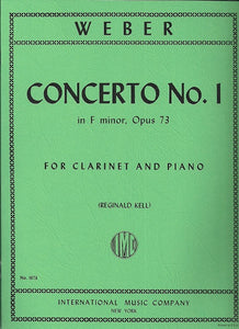 IMC BOOK - WEBER - Concerto No. 1 in F minor, Op. 73 (KELL) - 1673