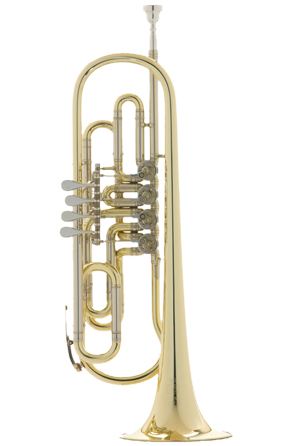 Meinl Weston F Bass Trumpet - 4 Rotary Valves - Eb Slides - Lacquer - 128-L
