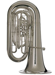 Meinl Weston CC Tuba - 5/4 Size - 4 Piston / 1 Rotary Valves - Silver Plated - 5450-S
