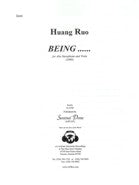 Being...for Alto Sax & Viola by H. Ruo/Score-S2130