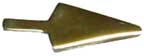 Pisoni Bassoon Nickel Silver Spade Shaped Plaque - 36-1