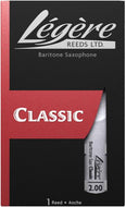 Legere Baritone Saxophone Classic Reeds - 1 Reed
