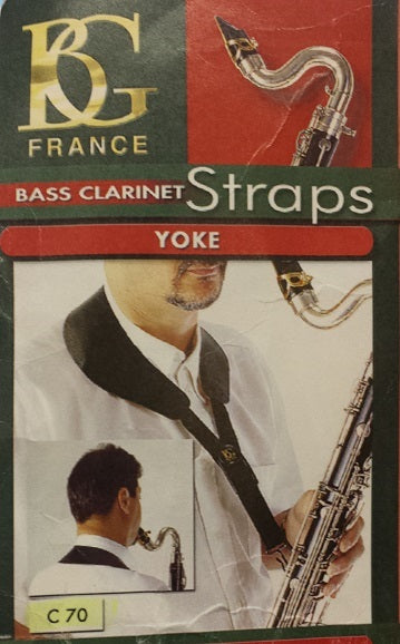 BG France Bass Clarinet Leather Yoke Neck Strap  C70