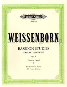 Weissenborn Basson Studies Opus 8/2/UE018122