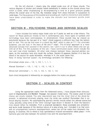 Chromaticism/Non-Diatonic Scales: How to Play Outside the Stated Tonality - David Liebman