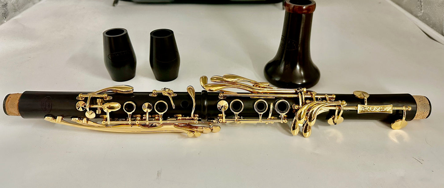 Original Backun BK1 Model Bb Clarinet Grenadilla with Gold Keys