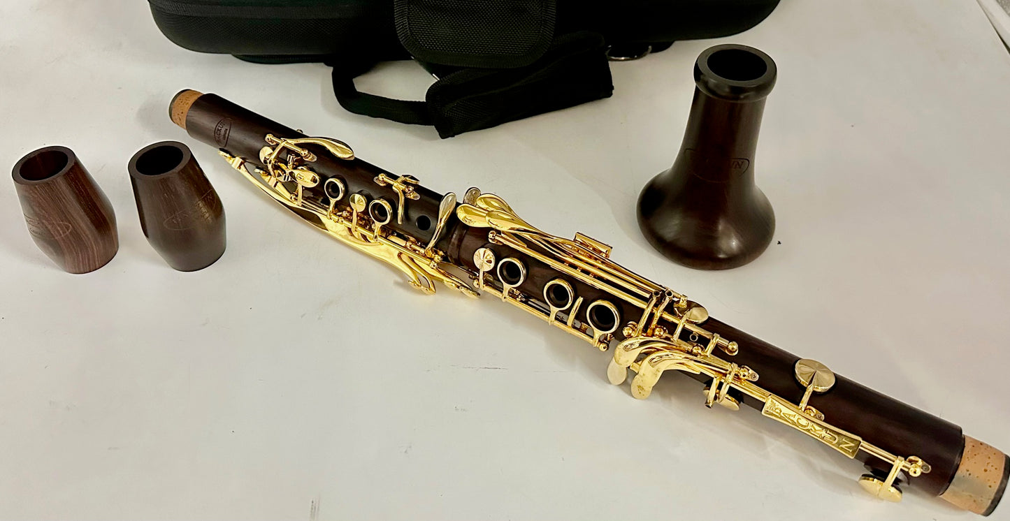 Original Backun BK1 Model Bb Clarinet Cocobolo Wood with Gold Keys