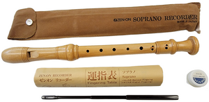 Zen-on Soprano Wooden Series Recorder - S110
