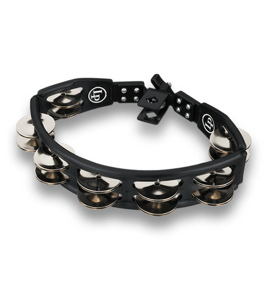 Latin Percussion CYCLOPS® MOUNTABLE TAMBOURINE -Black - STEEL- LP160