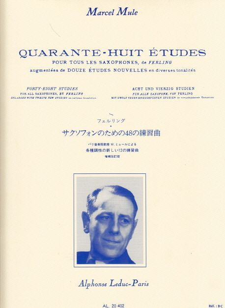 MULE 48 ETUDES FOR SAXOPHONE D'APRES FERLING - 524-02095