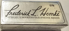 Load image into Gallery viewer, Frederick L. Hemke Soprano Saxophone Reeds Filed - 5 Per Box