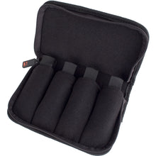 Load image into Gallery viewer, Pro-tec Trumpet Mouthpiece Pouch - Nylon With Zipper Closure, 4-Piece (Black) A221ZIP