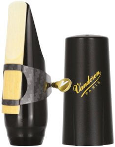 Vandoren CARBON FIBER Alto Saxophone Ligature & Plastic Cap