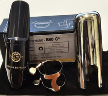 Load image into Gallery viewer, Selmer S-80 C* Alto Sax Mouthpiece Kit with Standard Ligature and Metal Cap